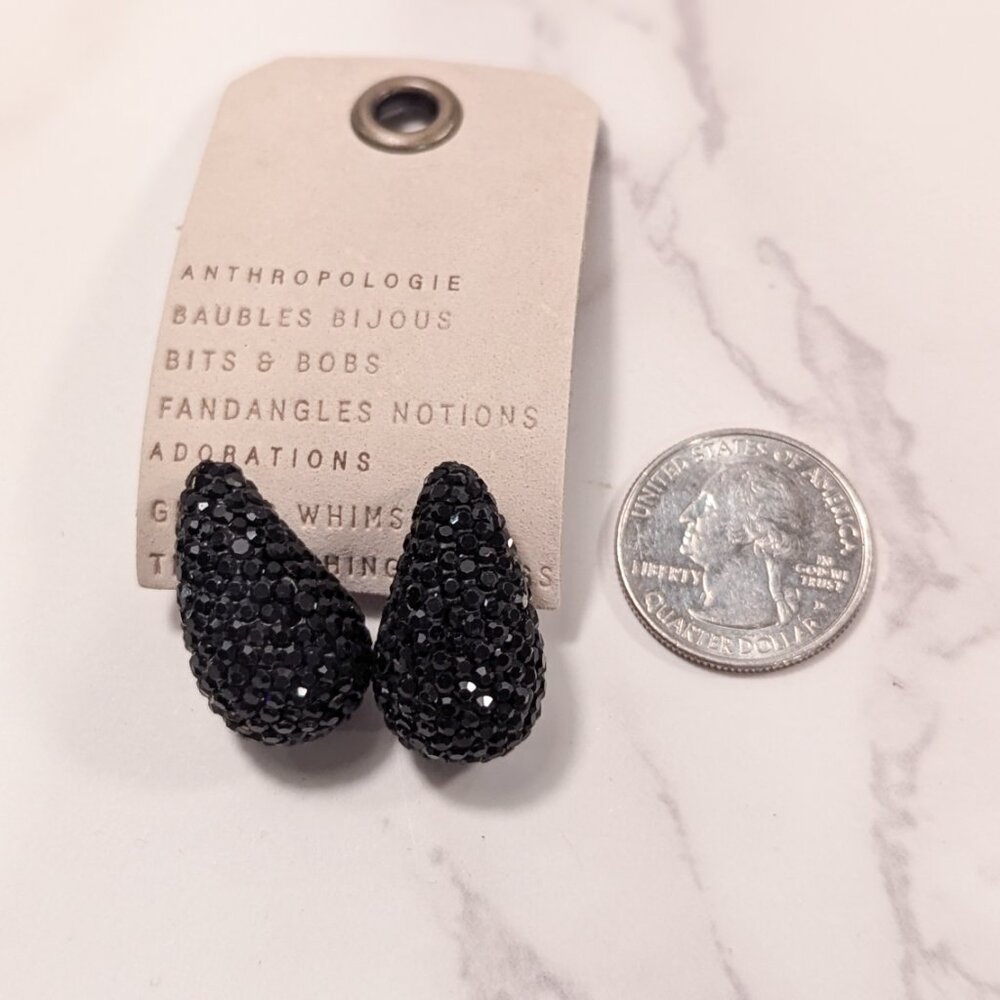 Anthropologie The Petra Drop Earrings: Pavé Edition - Picture 2 of 6